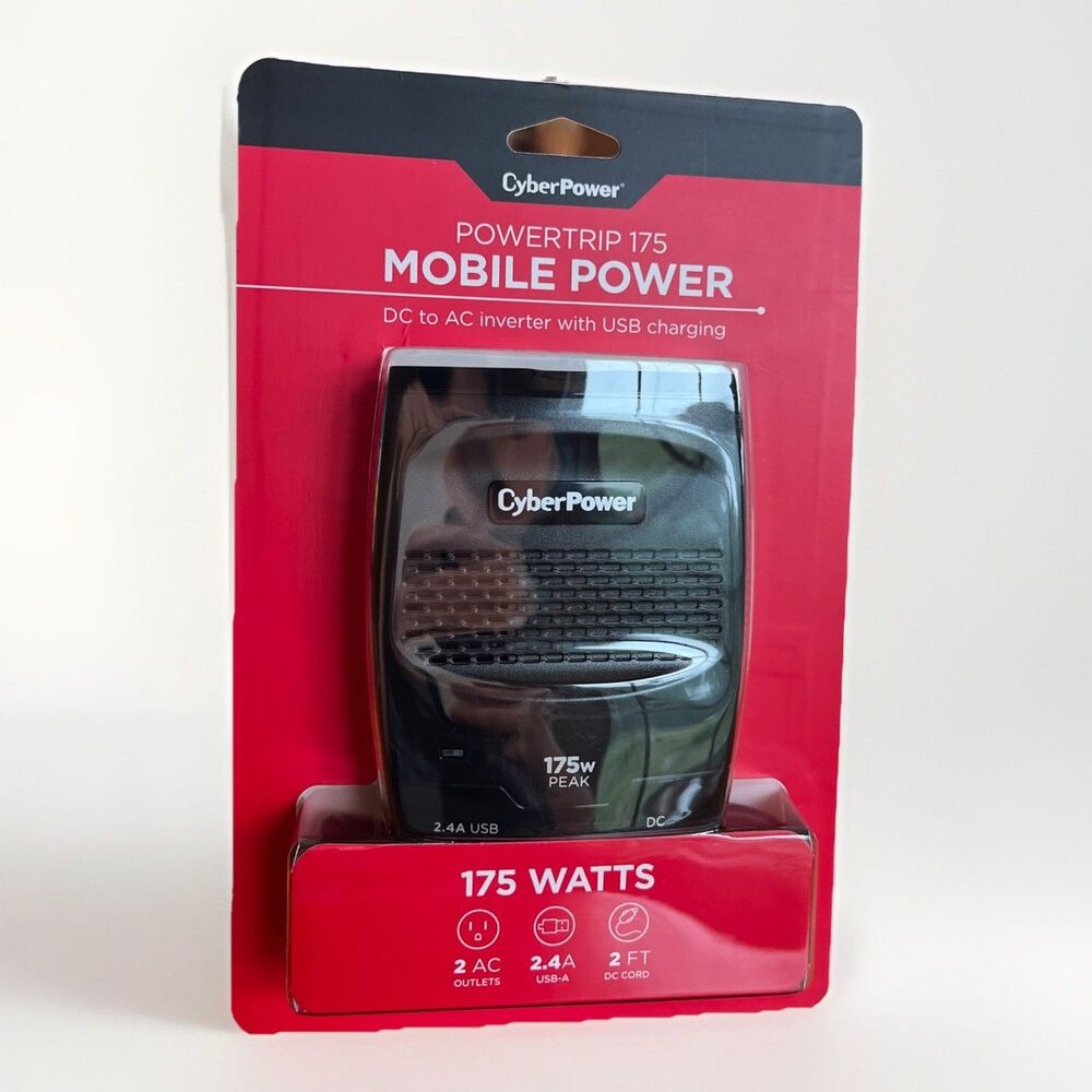 CyberPower -175W Power Inverter Camping Travel Charger